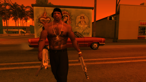 Carl Johnson AKA CJ in Grand Theft Auto San Andreas (4)