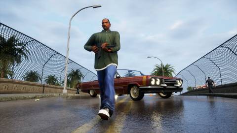 Carl Johnson AKA CJ in Grand Theft Auto San Andreas