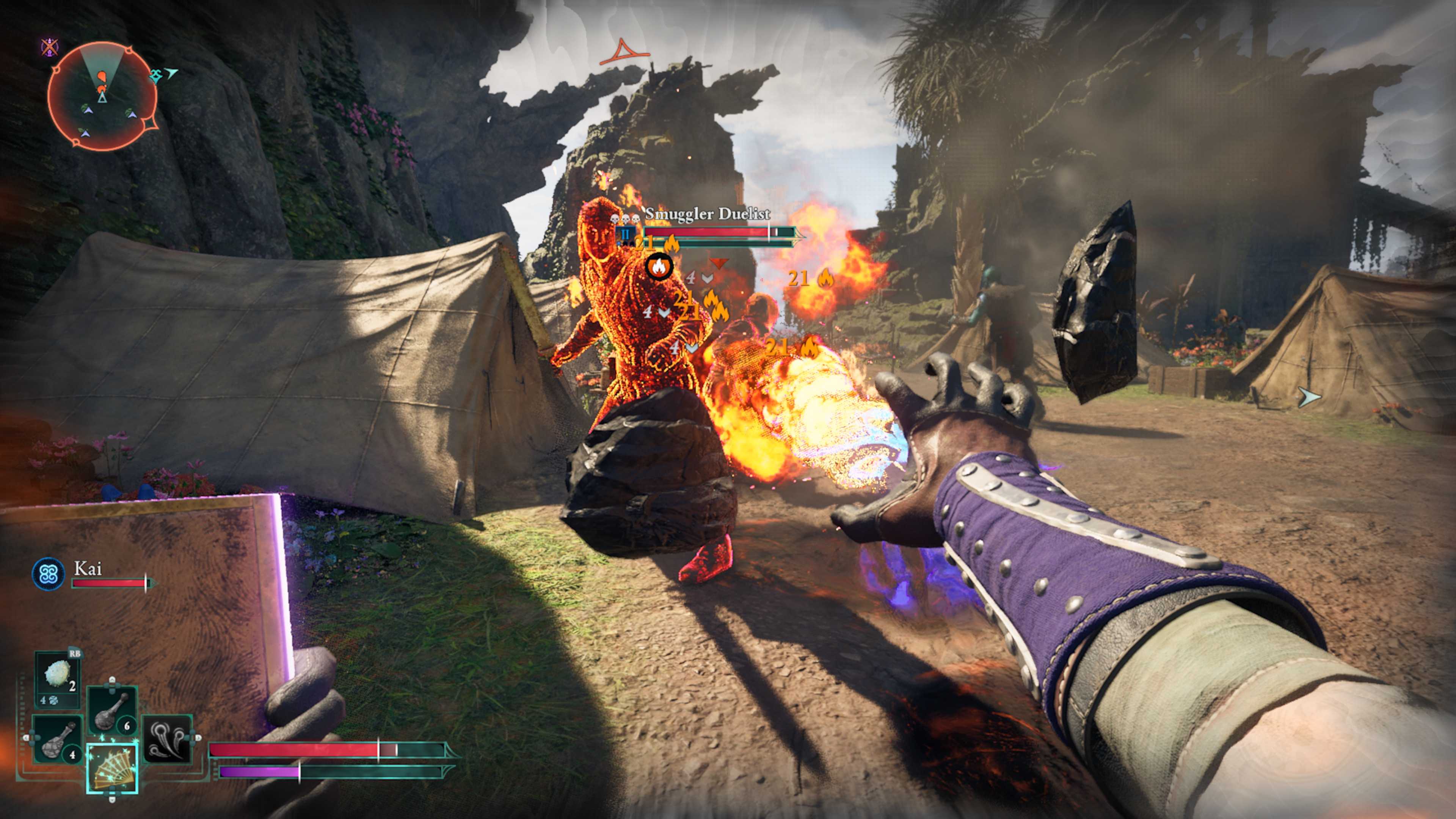 Mengeluarkan api di Avowed