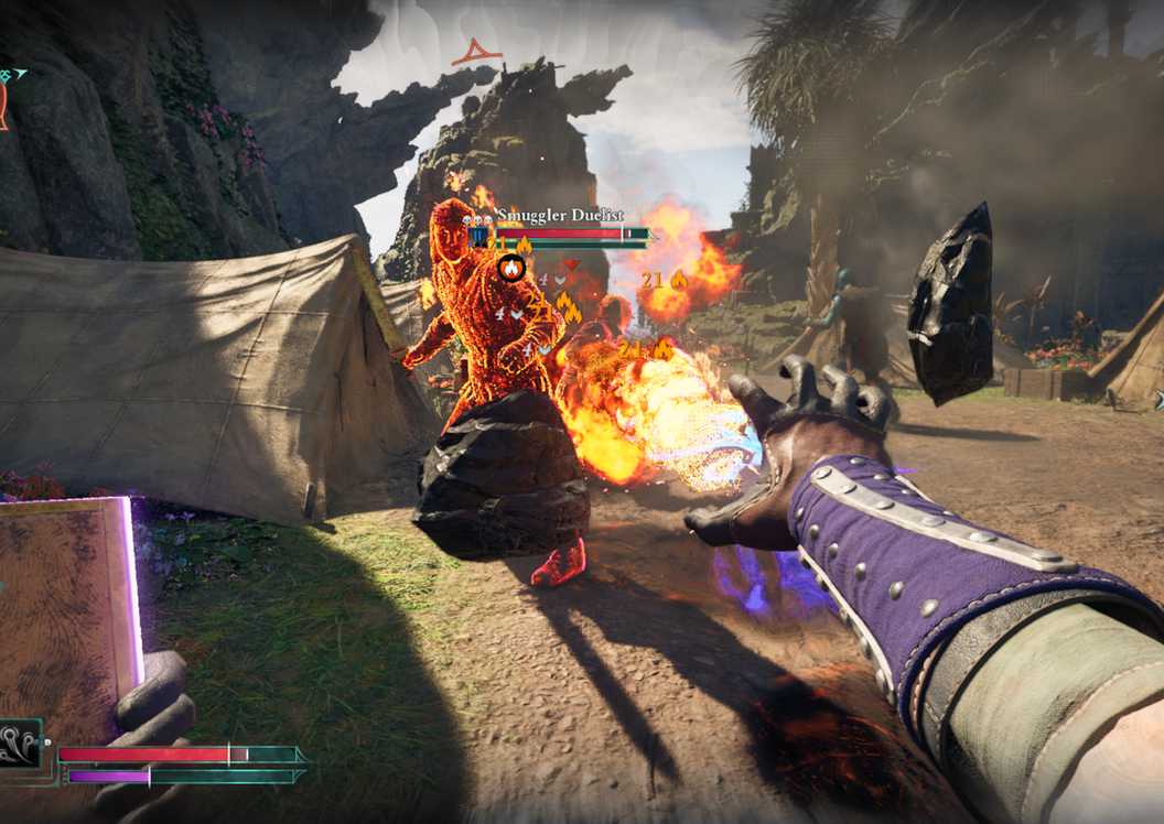 Avowed RPG open-world terbaik, menggunakan sihir api