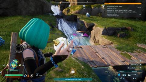 Catching a Pal in Palworld