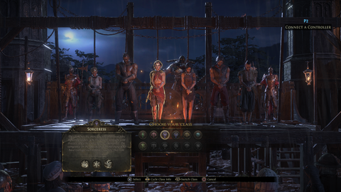 Choosing a class in Path Of Exile 2