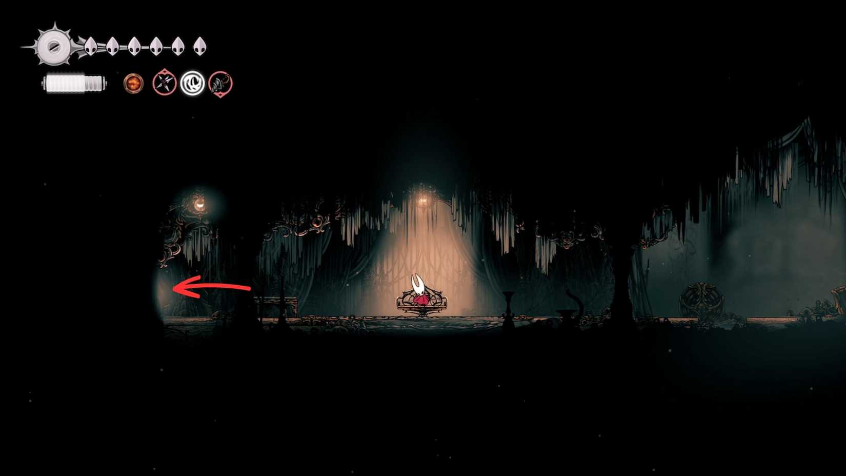 choral chambers bench in hollow knight silksong