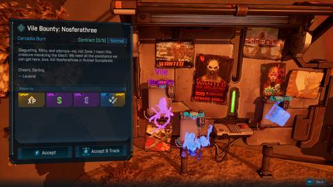 claiming a vile bounty