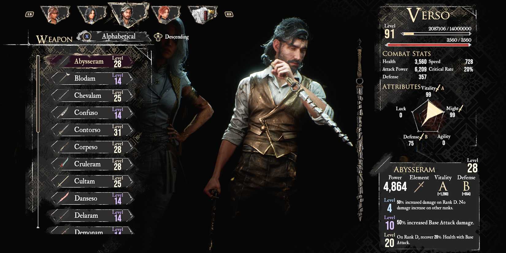 Clair Obscur Expedition 33 Abysseram Verso