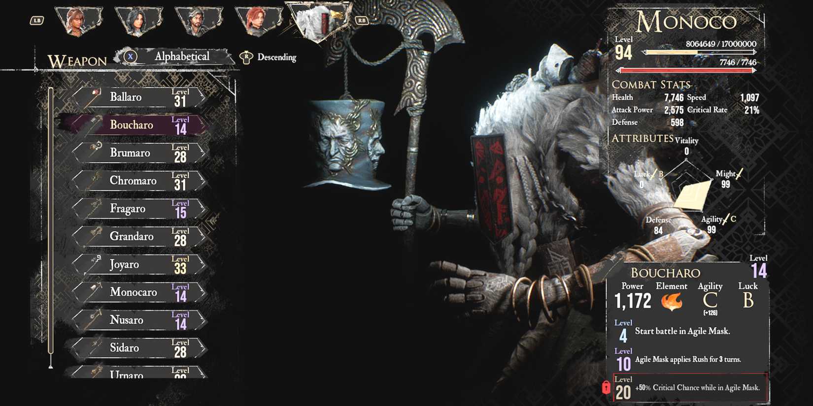 Clair Obscur Expedition 33 Boucharo Monoco