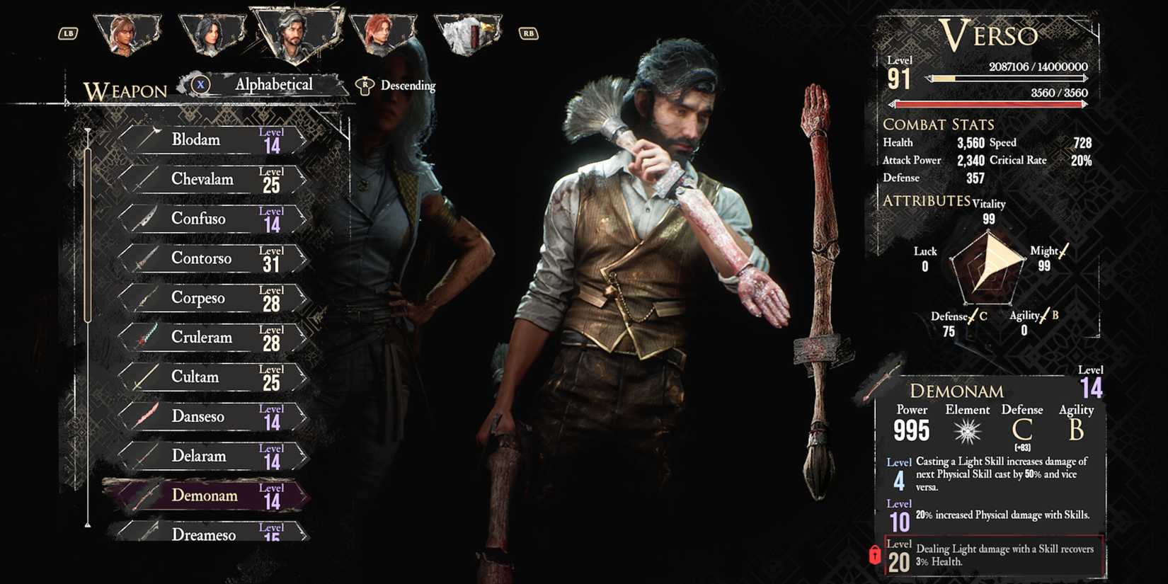 Clair Obscur Expedition 33 Demonam Verso