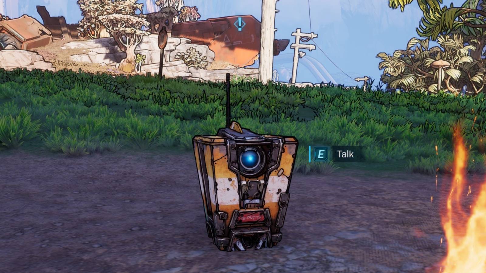 claptrap provides a side mission