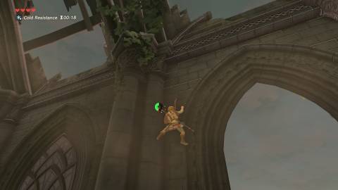 Climbing in The Legend of Zelda Breath of the Wild (Switch 2)