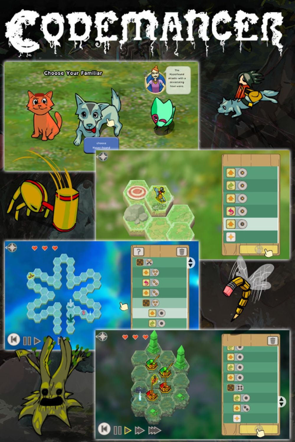 Codemancer video game cover art tag