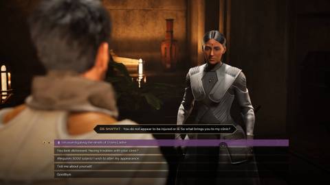 Consult Dr. Shaffat about Osten Laithe Proces-Verbal Quest Dune Awakening