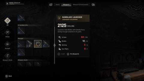 Crafting Sawblade Launcher Dying Light The Beast