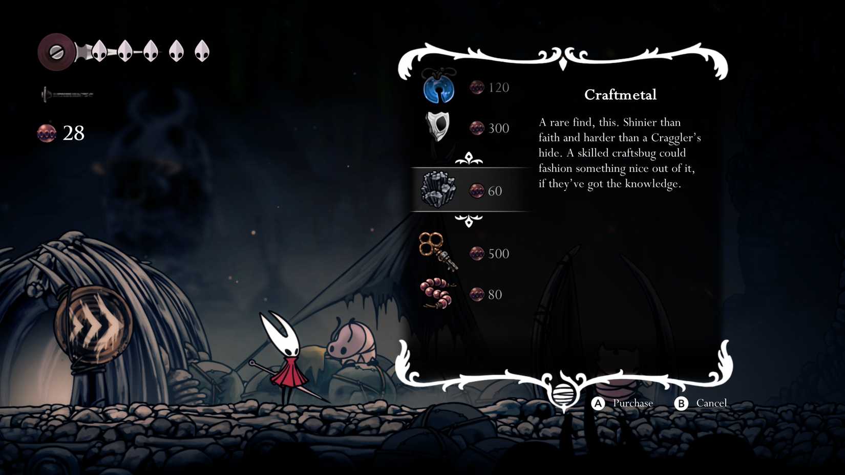 Craftmetal item in Hollow Knight Silksong