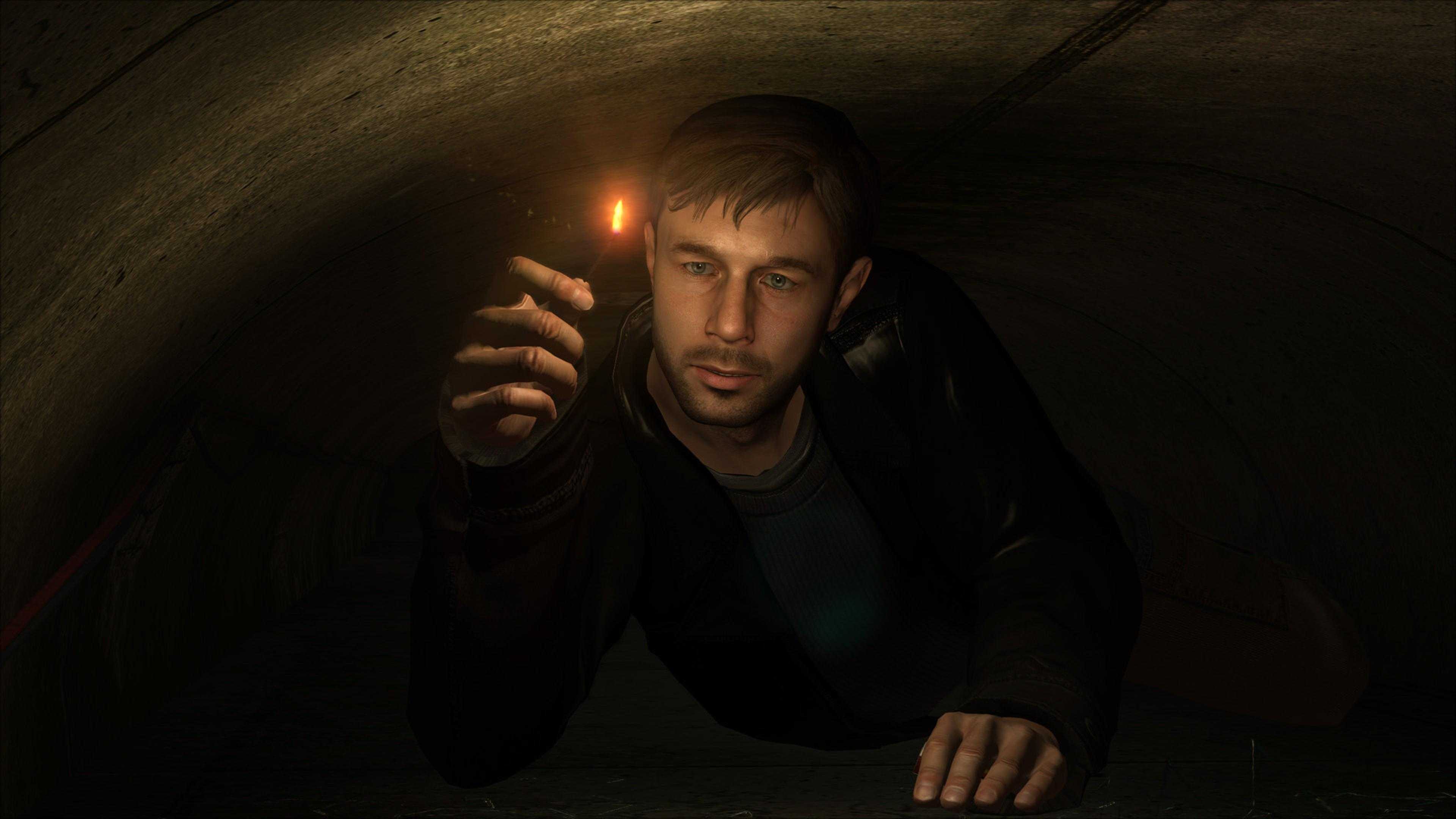 Crawling through a pipe in Heavy Rain