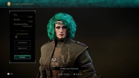 Creating a character in Demon's Souls (2020)