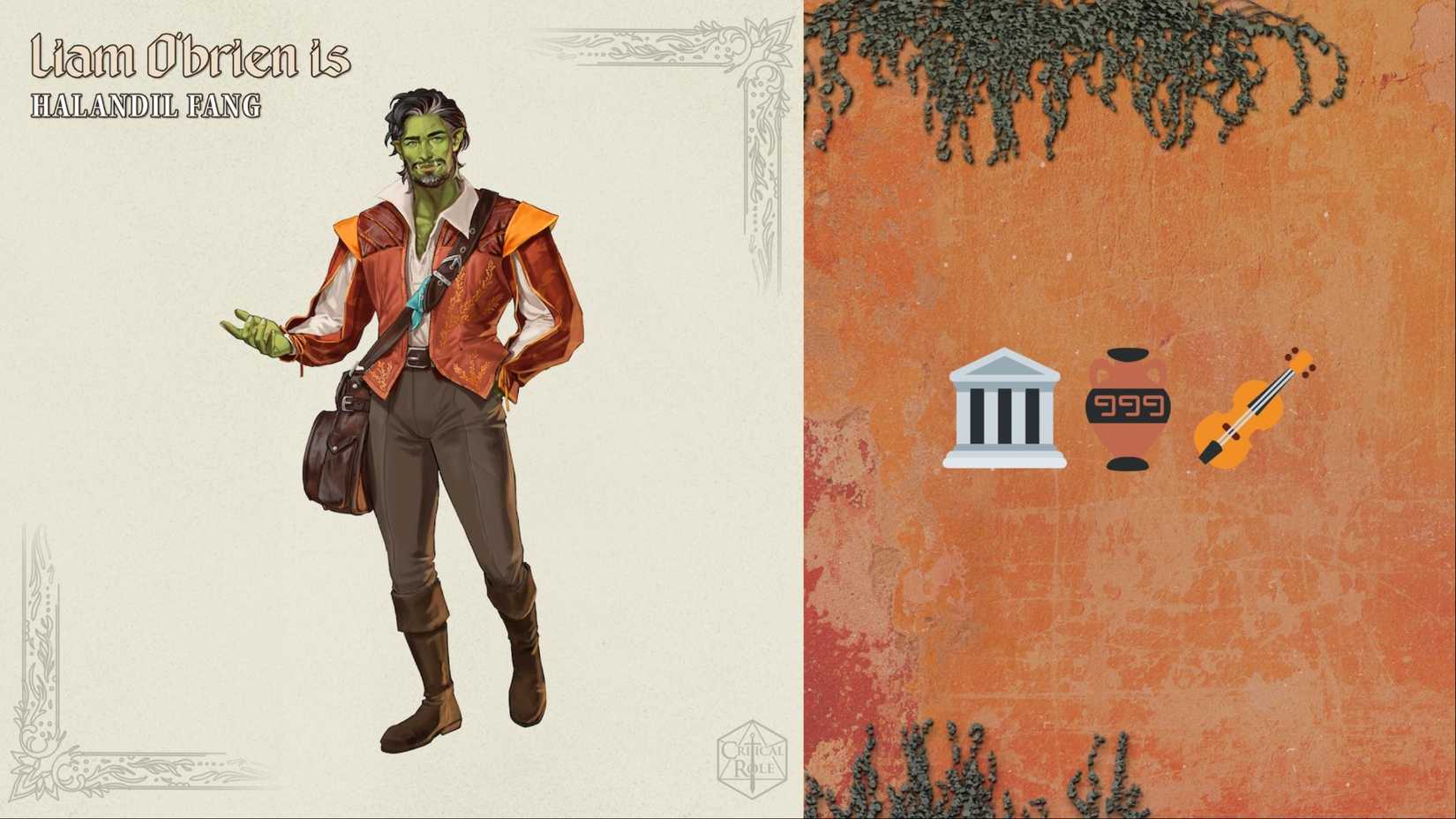 critical role campaign 4 class speculation liam obrien halandil fang eloquence tragedy bard