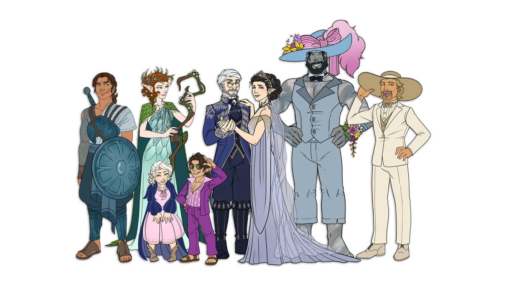 critical role vox machina dalen's closet one shot characters percy vex