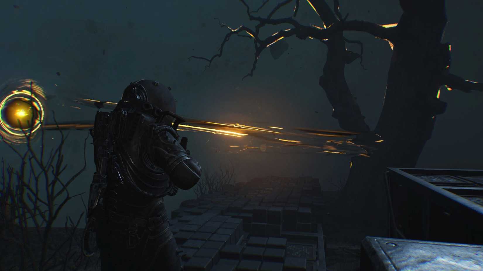 Cronos new dawn screenshot looking at time rift void