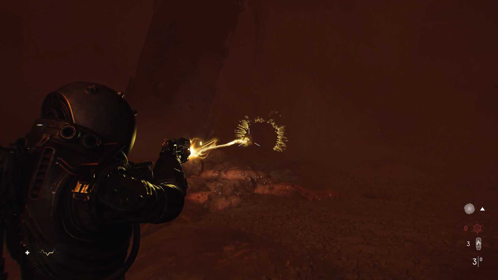 Cronos new dawn screenshot shooting time manipulation gun