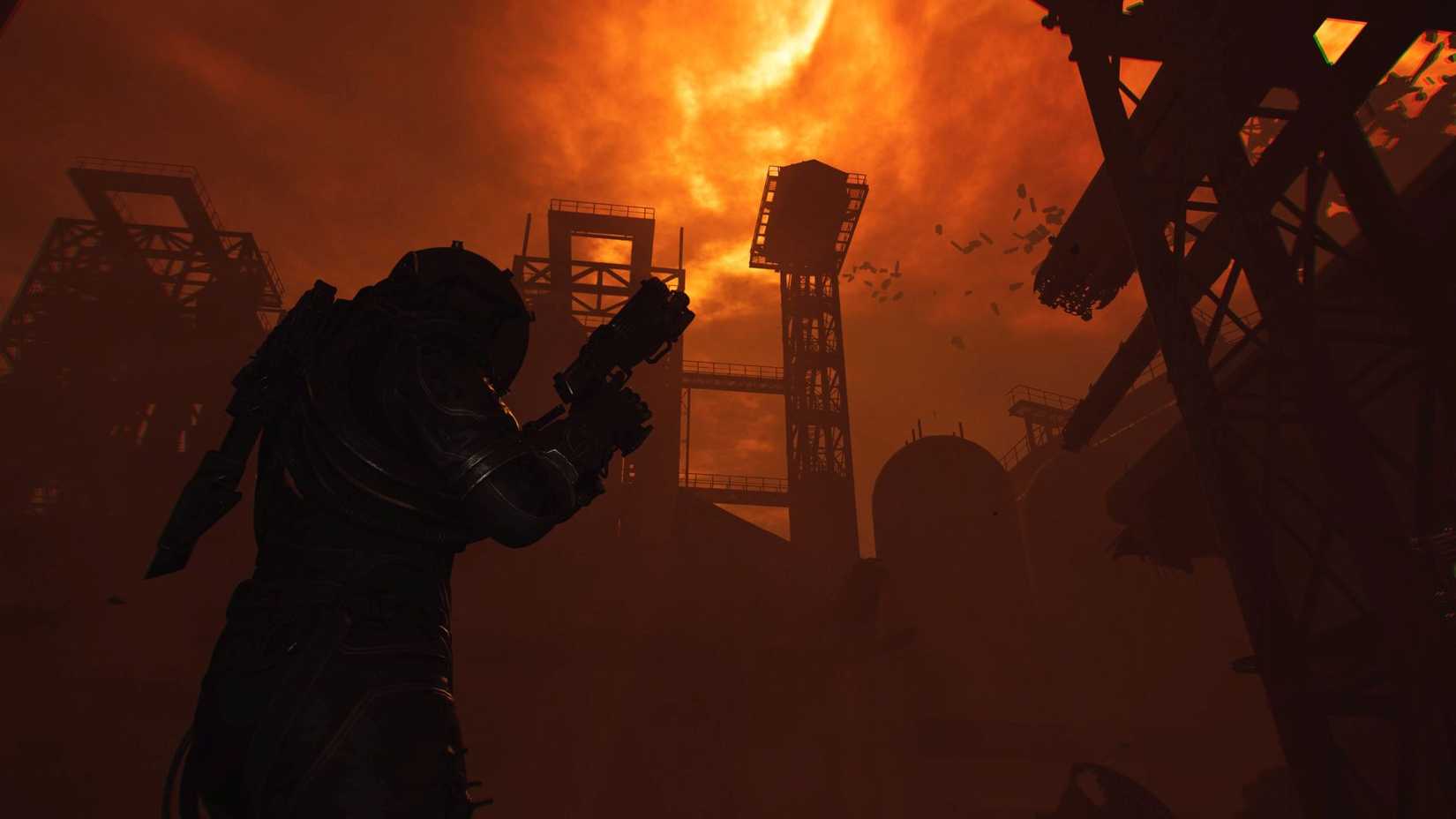 Cronos The New Dawn screenshot shattered steel mill