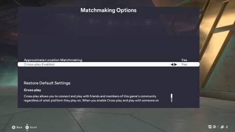 crossplay enabled option in ea sports fc 26