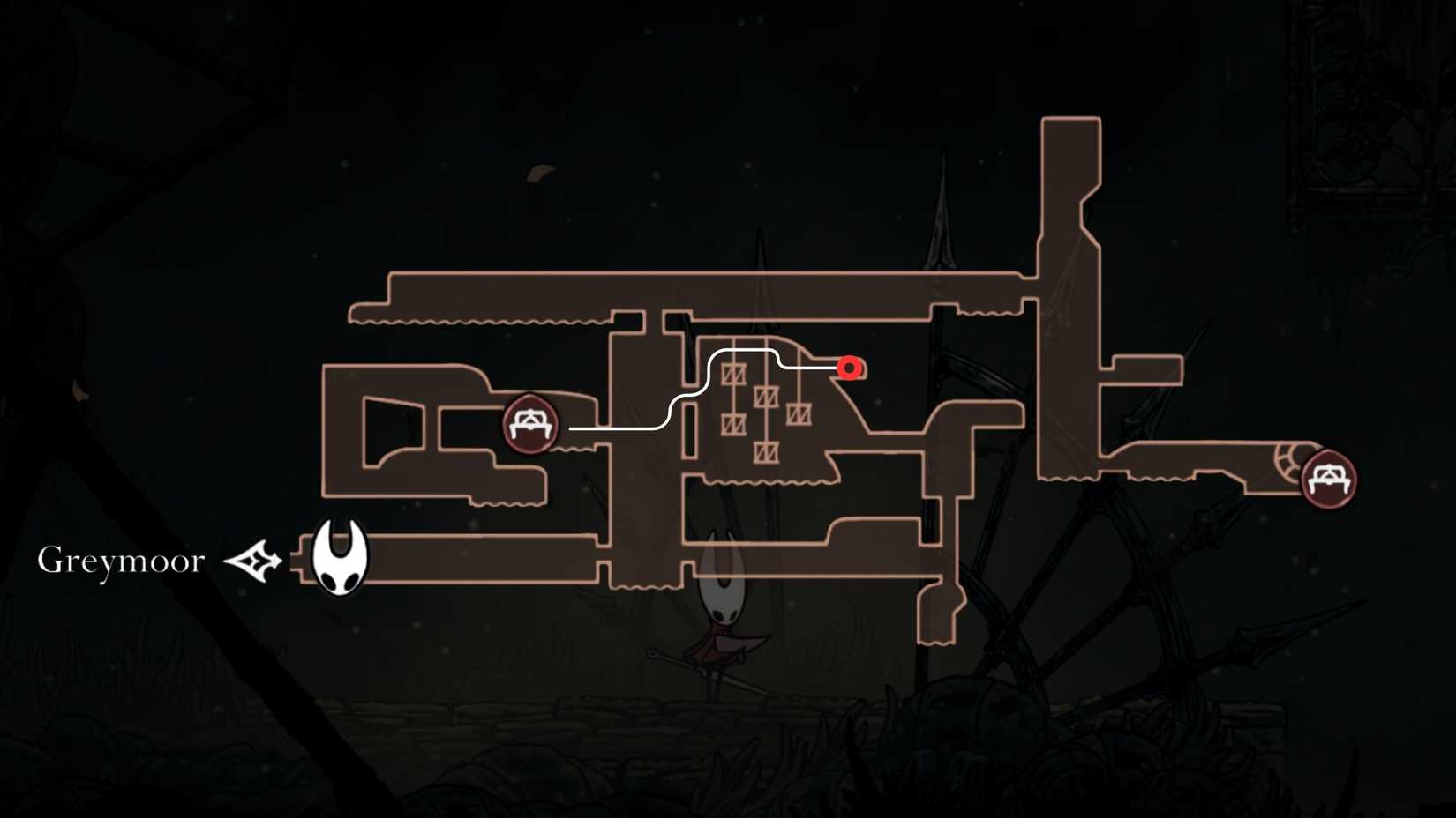 Crull and Benjin Location in silksong