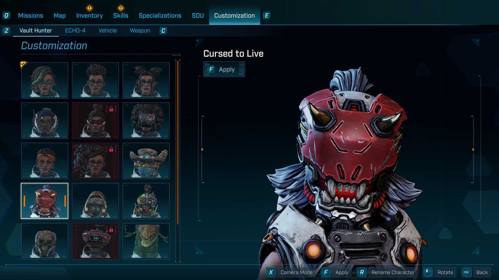 Cursed to Live Harlowe