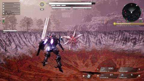 a big optional boss in daemon x machina titanic scion.