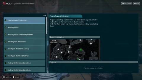 mission list in daemon x machina titanic scion.