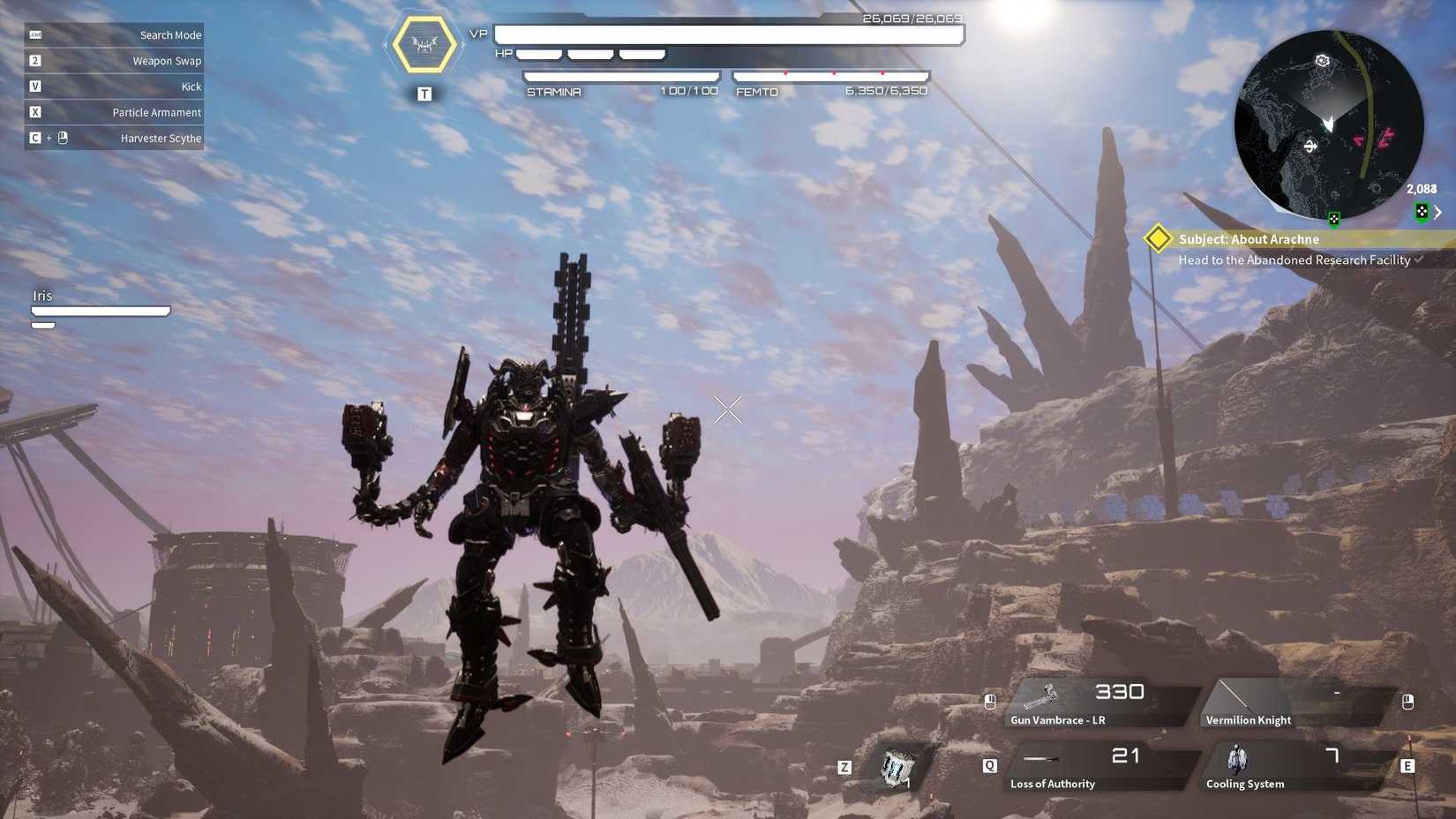 particle armament in daemon x machina titanic scion.