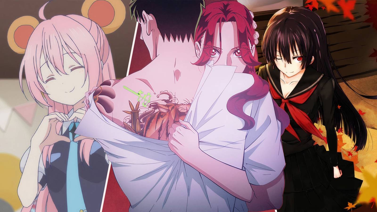 Anime girl rocker in a dungeon setting, image size:1600x900