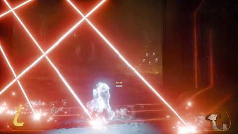 Dashing through lasers in Saros