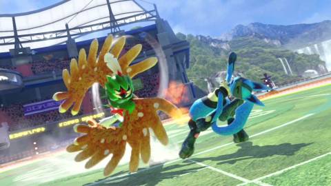Decidueye versus Lucario - Pokken Tournament DX