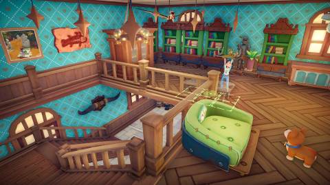 Decorating a house in My Time at Sandrock