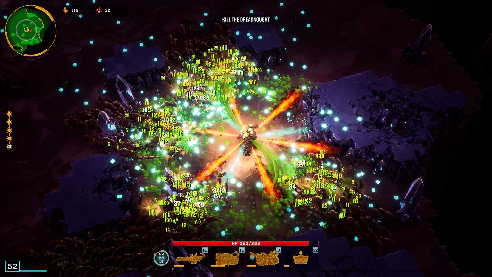 Deep Rock Galactic Survivor co-op game aoe attack