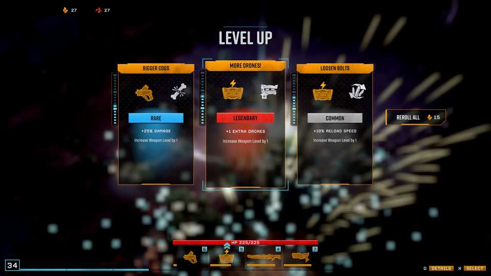 Deep Rock Galactic Survivor co-op game roguelite level up