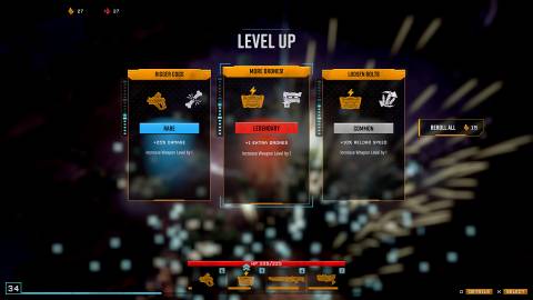 Deep Rock Galactic Survivor co-op game roguelite level up