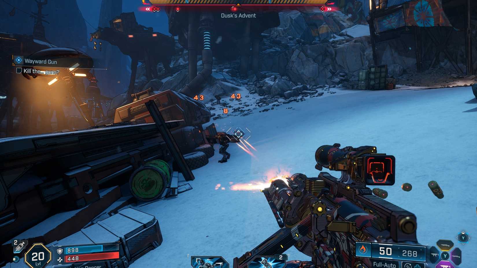 Defaeting the Walking Guns Wayward Gun Quest Borderlands 4