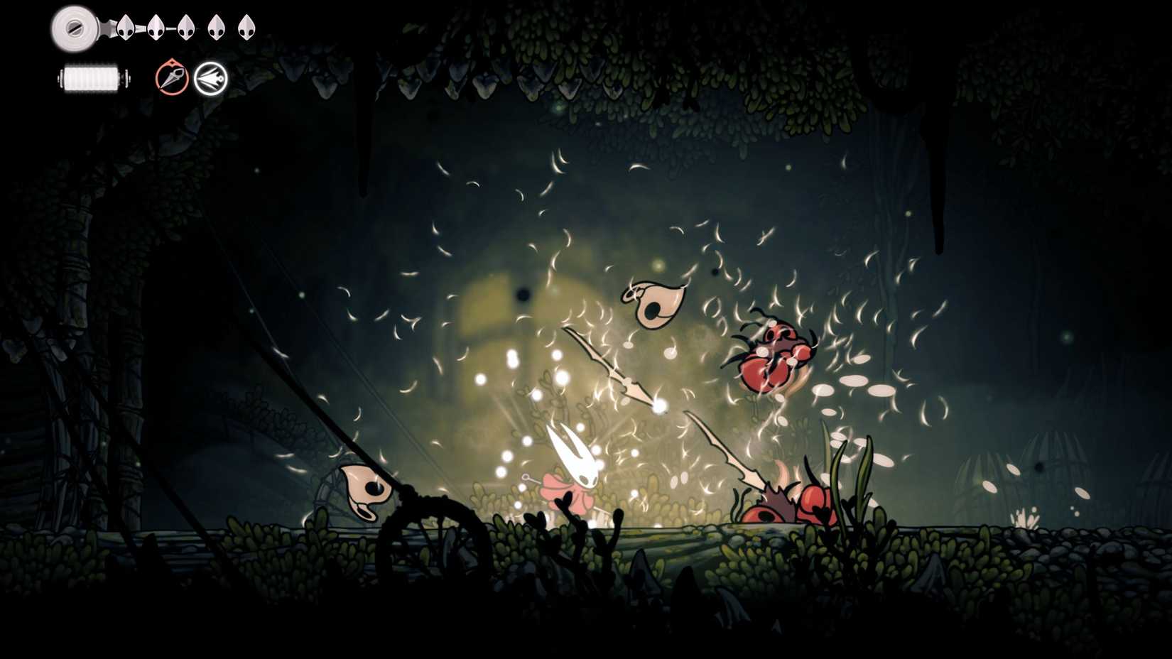 Defeat Enemies in Cave Above Hunter's March Secret Merchant Silksong