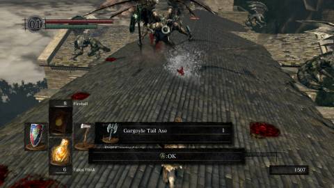 Gargoyle Tail Axe in Dark Souls