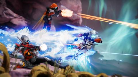 destiny 2 guardians in battle