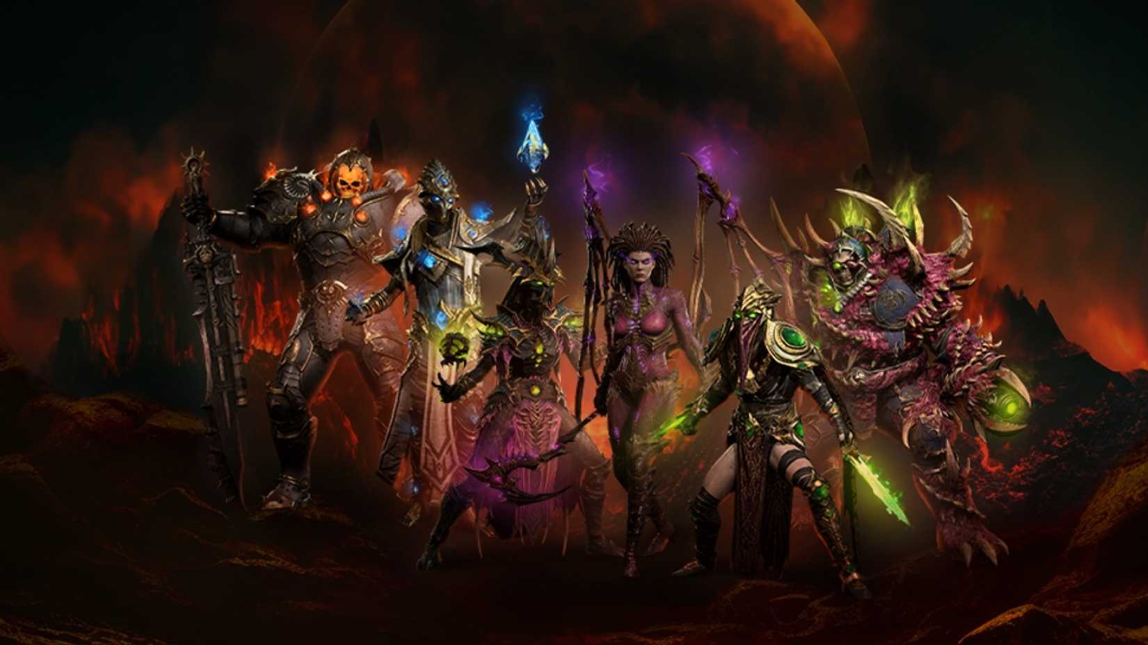 diablo 4 x starcraft class set skins