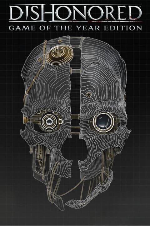 Dishonored Game of the Year Edition video game cover art tag-1
