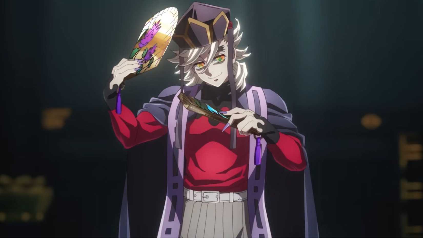 Doma introduces himself to Shinobu - Demon Slayer