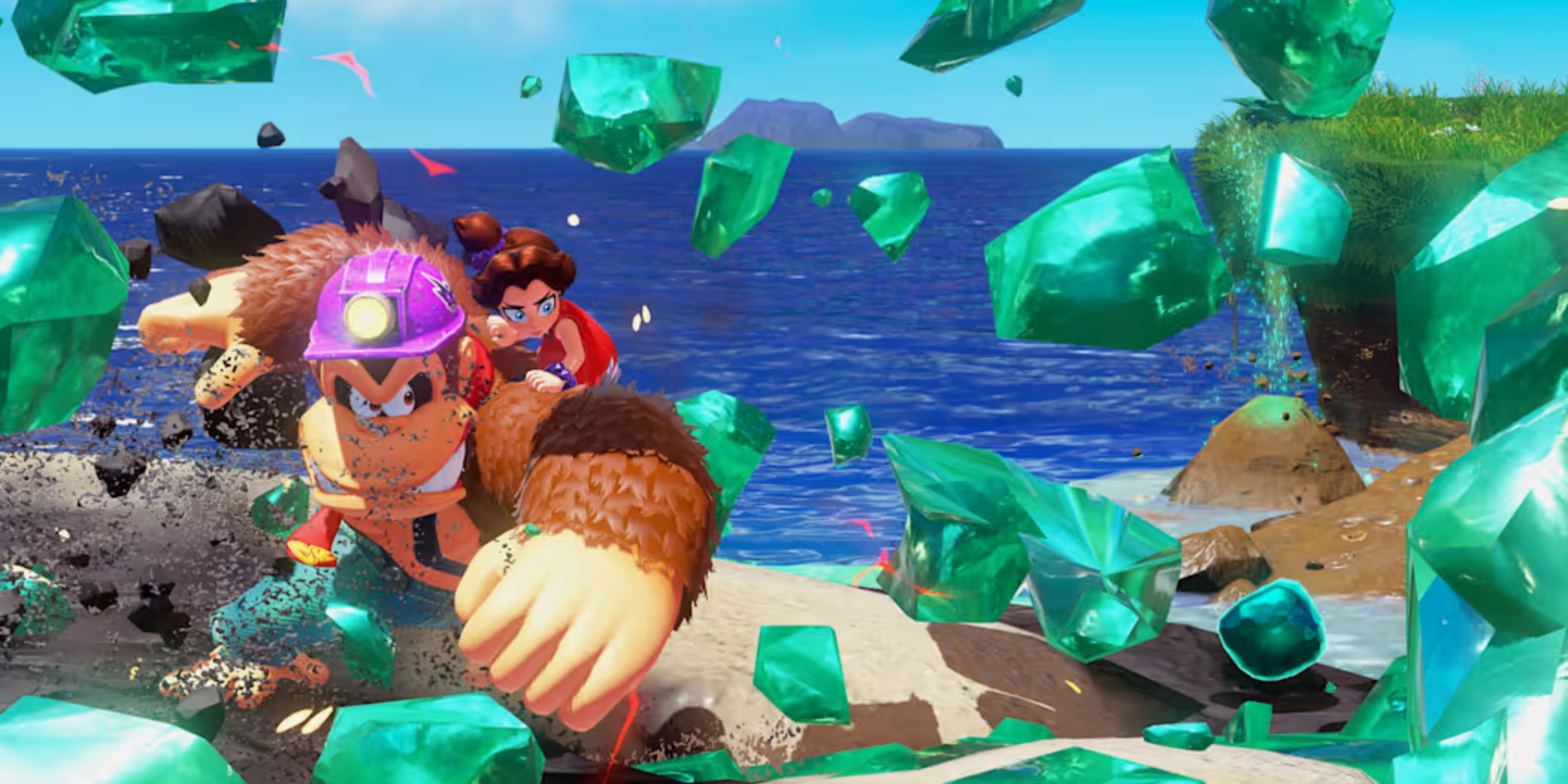 Donkey Kong Bananza DK Island and Emerald Rush screenshot