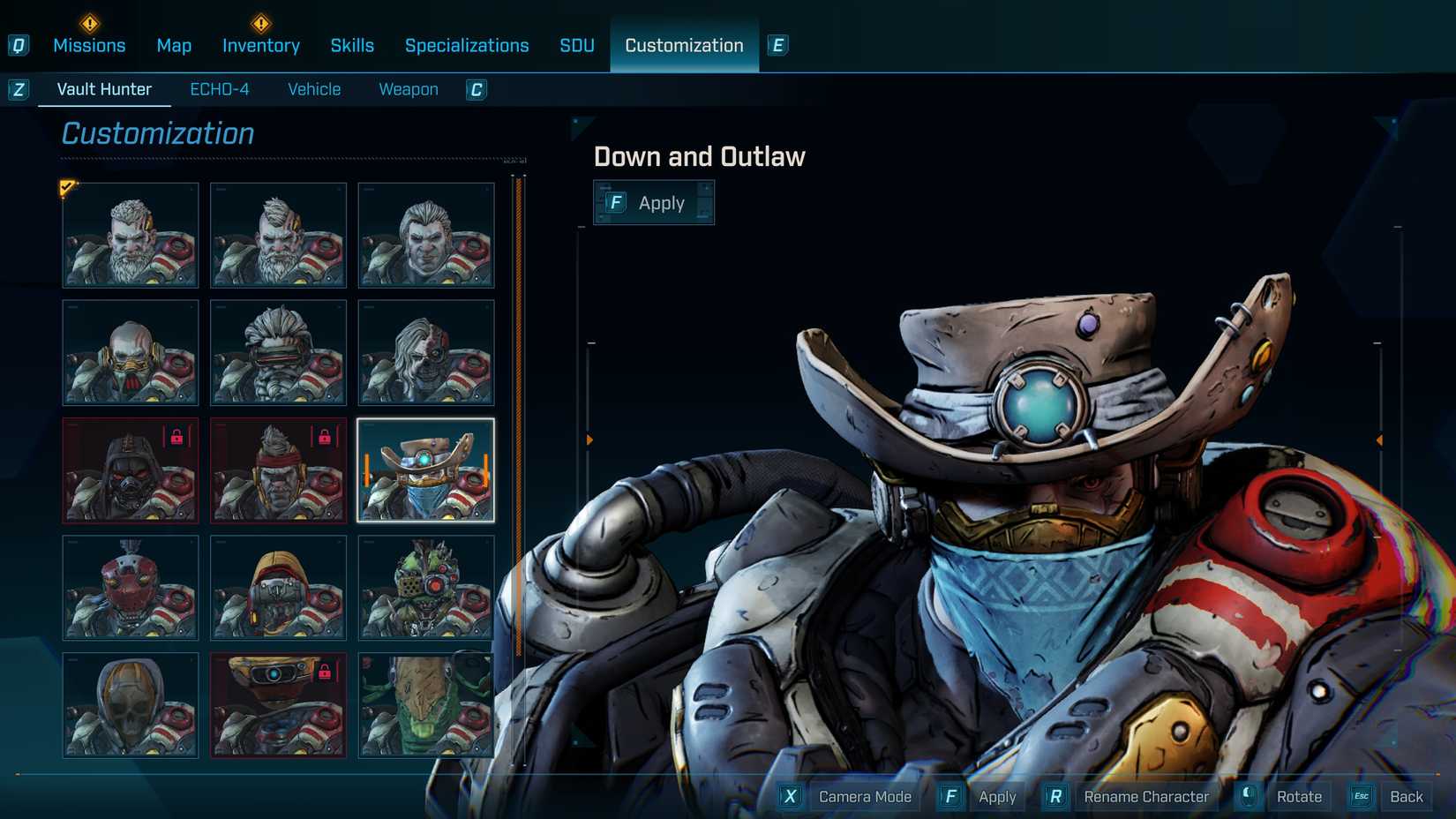 down and outlaw amon