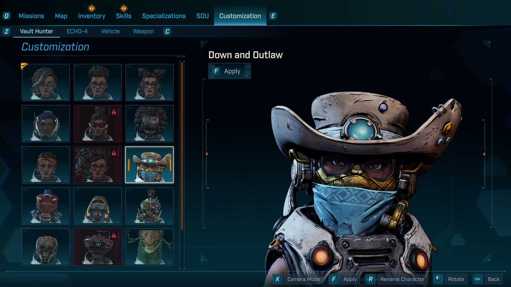 Down and Outlaw Harlowe
