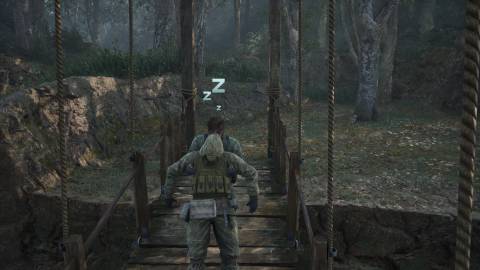 Dragging a body in Metal Gear Solid Delta Snake Eater