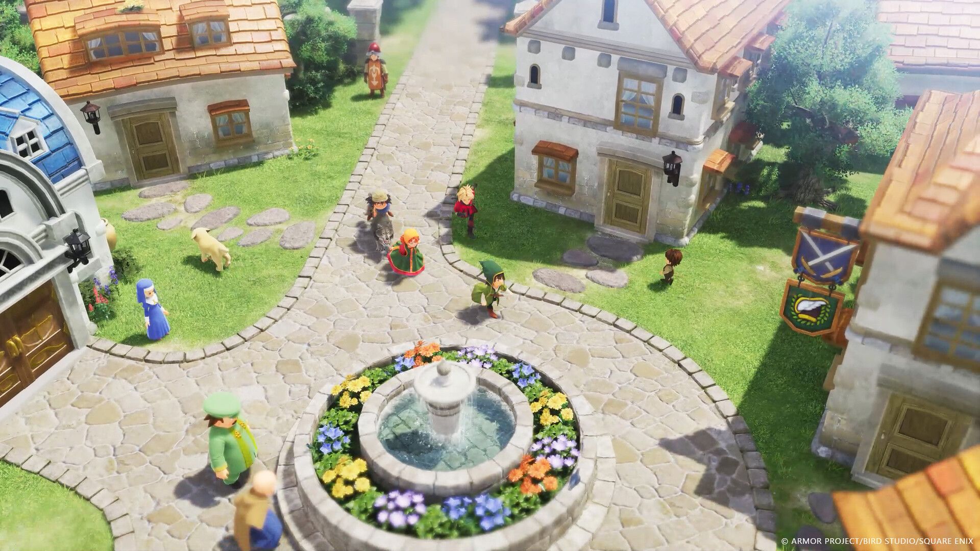 DRAGON QUEST VII Reimagined town
