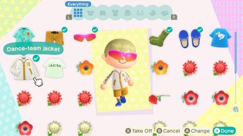 Dressing your villager in Animal Crossing New Horizons